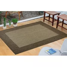 Tapete Para Sala Quarto Sisal 2,00x1,50m Marrom Facil Limpar