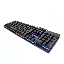 Teclado Gamer Mox Mo-kb150 Usb Multimidia (função Rgb Led)