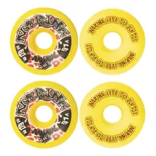 Roda Skate Profissional Narina Old 2 Amarelo 60mm