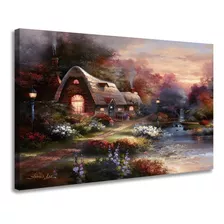 Quadros Decorativos Em Promoção Pintura Paisagem Tela Canvas