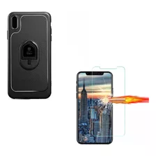 Funda Case Con Iring Iface + Mica De Vidrio Para iPhone XR