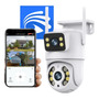 Câmera Dupla Segurança Ip Wifi Externa Lente 6mp App Yoosee Câmera Dupla Segurança