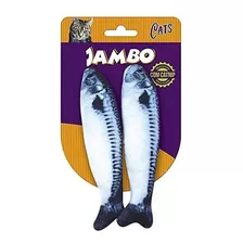 Brinquedo Gato Peixe Fish Sardines Com 2 Jambo