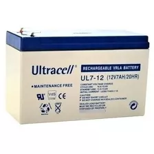 * * Batería Recargable Gel 12v 7ah Ultracell Ups Solar * * 