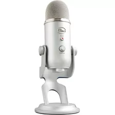 Microfone Condensador Blue Yeti Pro Usb Prata