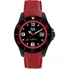 Ice-watch - Ice Steel Negro Rojo - Reloj De Pulsera Para Hom