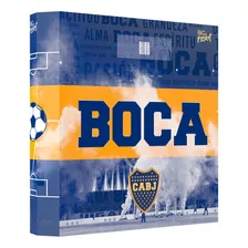 Carpeta Escolar N°3 Cartone Futbol Boca Juniors Cabj Ppr 