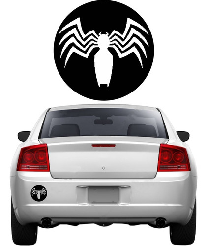 Emblema Cromado De Araa Spiderman 3d Abs