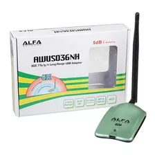 Adaptador Usb Wireless Alfa Awus036nh Pentest Kalilinux Wifi