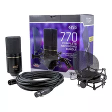 Microfone Mxl 770 Complete Condensador Pop Filter Shockmount
