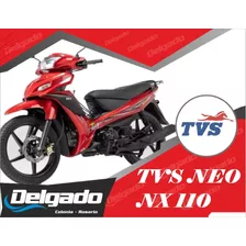 Moto Tvs Neo Nx 110 Financiado 100% Y Hasta En 60 Cuotas