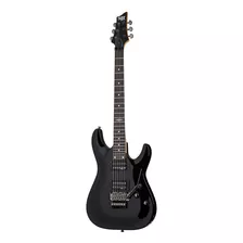 Guitarra Eléctrica Schecter Sgr C-1 Fr De Tilo Gloss Black Brillante Con Diapasón De Palo De Rosa