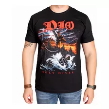 Camiseta Banda Dio - Holy Diver - Original Oficina Rock ®