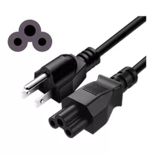 Cable De Corriente Trifasico Para Laptop ( Trebol )