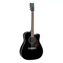 Guitarra Electroacústica Yamaha Fx370c Para Diestros Black 