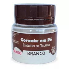 Corante Em Pó Dioxido De Titanio Branco 15g Mago