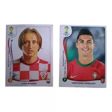 Dos Figuritas Mundial Brasil 2014, C.ronaldo Y Modric