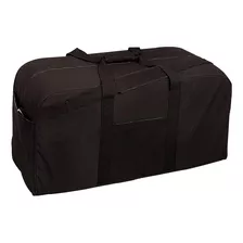 Bolsa De Carga Grande De Lona Jumbo (ft822), Negra