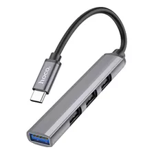 Adaptador Hub Usb Tipo C 4 En 1 Macbook Air Pro Windows Hoco