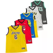 Kit 2 Regata Infantil E Juvenil De Basquete Nba Times