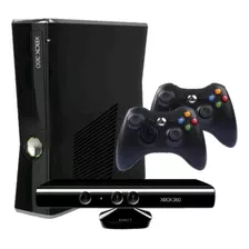 Xbox 360 Com Kinect E 2 Controles + Hd 250gb