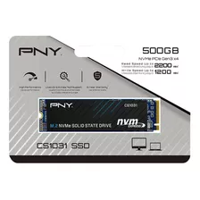 Ssd Nvme 500gb Cs1031 2280 Pcie Gen 3 M280cs1031-500-cl Pny