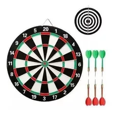 Jogo De Dardos Profissional Kit Alvo Com 6 Dardos 43cm 