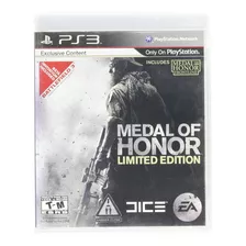 Medal Of Honor Limited Edition Ps3 Mídia Física