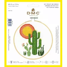 Kit Punto Cruz Dmc Cactus