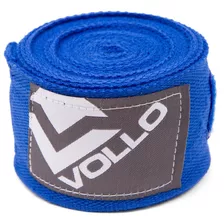 Bandagem Elástica 3 Metros Box E Muay Thai Qualidade Vollo Cor Azul