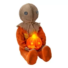 Spirit Halloween Trick R' Treat - Muñeca Sam Sentado Ilumi.