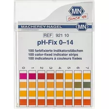 Fita Para Medir Ph 0-14 Cx C/100 Unid. Importado Alemanha