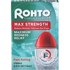 Rohto Cooling Eye Drops Gotas Ojos Max Strength 13ml