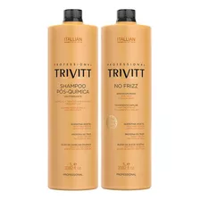 Itallian Trivitt Selagem Sem Formol + Shampo 1 Lt