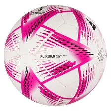 Bola De Futebol adidas Al Rihla Nº 5 Unidade X 1 Unidades Cor Branco E Rosa
