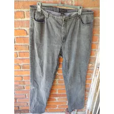 Jean Pantalon Gris Dama Con Bolsillos Talle Grande 24/ 56 