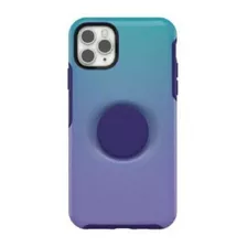 Funda Azul Con Pop Sockets Para iPhone 12 Pro Max