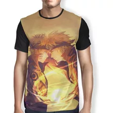 Camiseta Pai E Filho Hokages Naruto E Minato Anime Geek Full