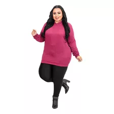 Blusa Manga Longa Pink Plus Size Coleção Barbie Girl 2023