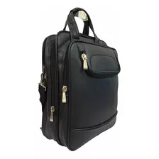 Pasta Mochila Masculina Couro Executiva Notebook Mala Bolsa