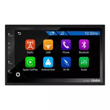 Estereo Clarion Carplay Android Auto Fx450 Usb Bt Radio
