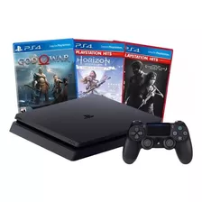 Sony Playstation 4 Slim 500 Gb Standard Cor Preto Onyx