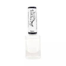 Esmalte Carimbo Original La Femme Decoração Unhas Cor Branco