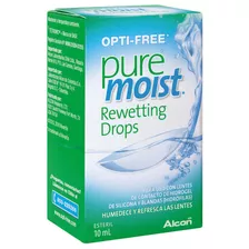 Gotas Alcon Opti-free Pure Moist Rewetting Drops 10ml