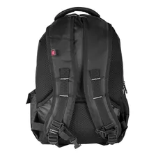 Backpack Portalaptop Techzone Mochila Eco Friendly Color Negro