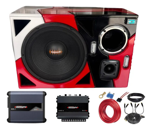 Caixa Trio 15 Completa Magnum 600 Jbl D305 St200 Sd800 Sd400