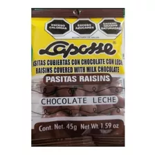 Laposse Pasitas Con Chocolate Con Leche 45g