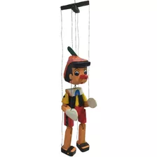 Boneco Pinóquio Marionete Enfeite Decorativo Bali 32cm 