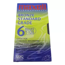 Fita Vhs Para Video Cassete - Maxell Bronze Standard Grade 