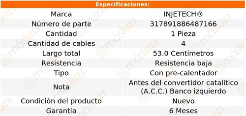 1- Sensor Oxgeno Acc M45 8 Cil 4.5l 2003/2004 Injetech Foto 2